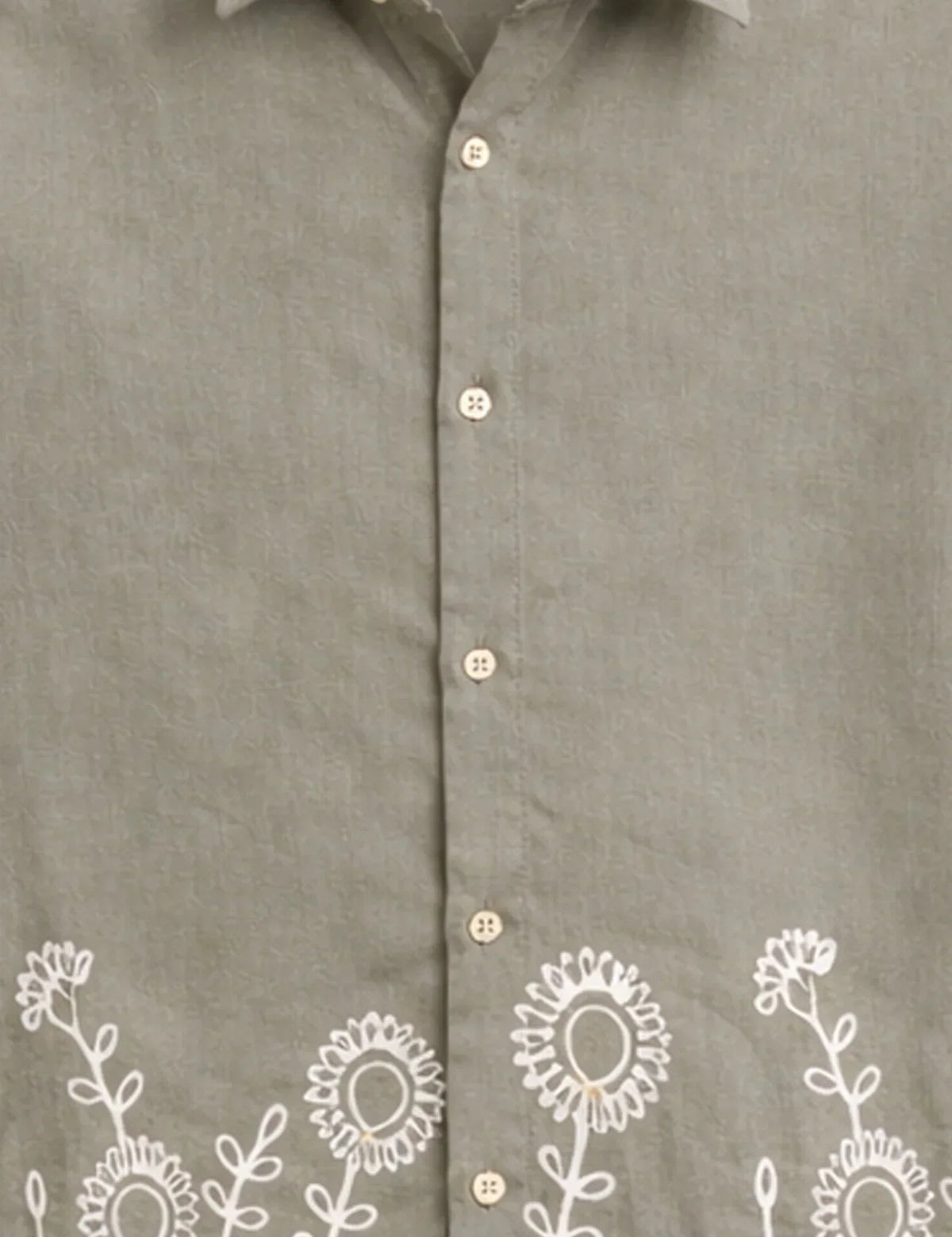 Bottom Mandala Printed Men's Shirt - XPST