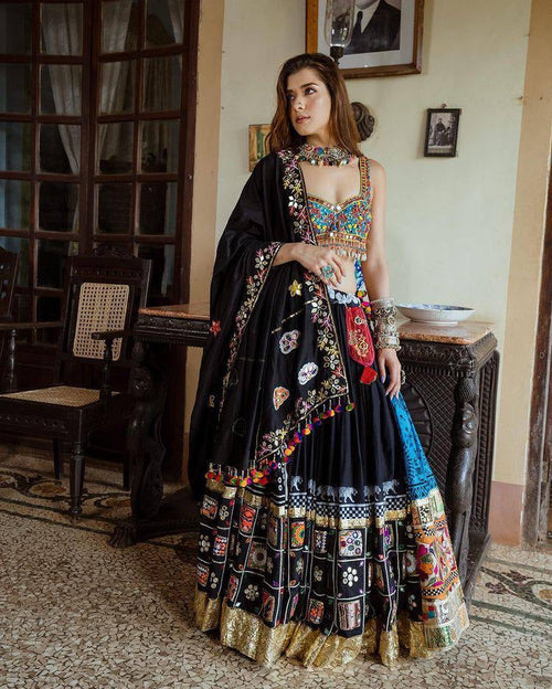 Navratri Special Designer Mirror Work Lehenga Choli