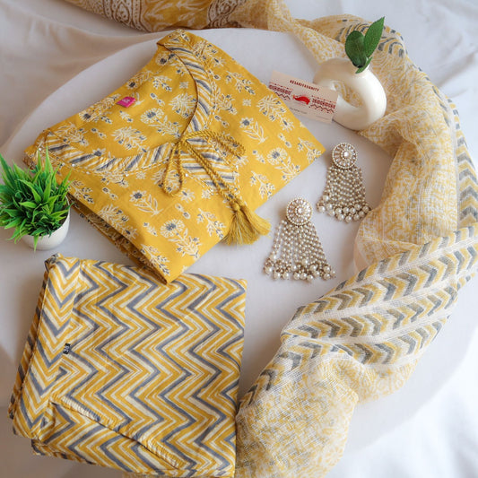 Surya Shobha Delight Suit Set - Doriya