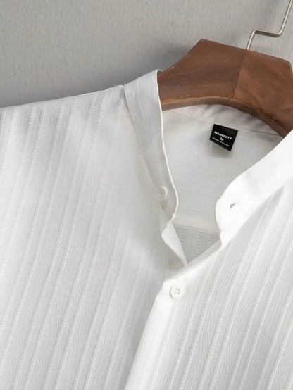 Premium White shirt & track Pent Co-ord set For Man -Lafabrila