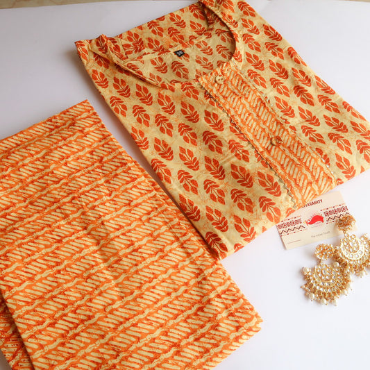 Tangerine Suit Set