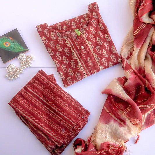Maroon Love Suit Set