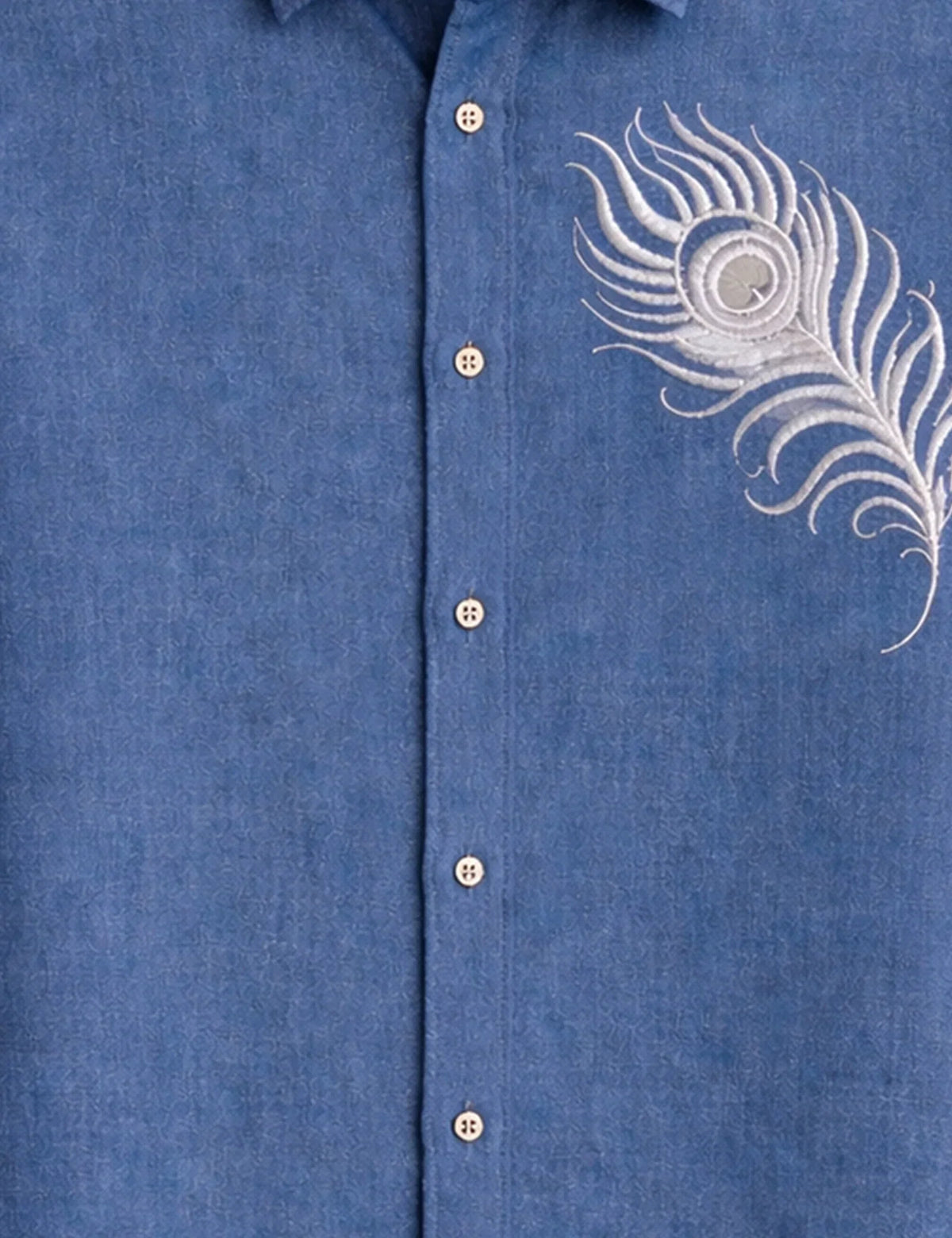 Blue Feather Men's Shirt - XPST