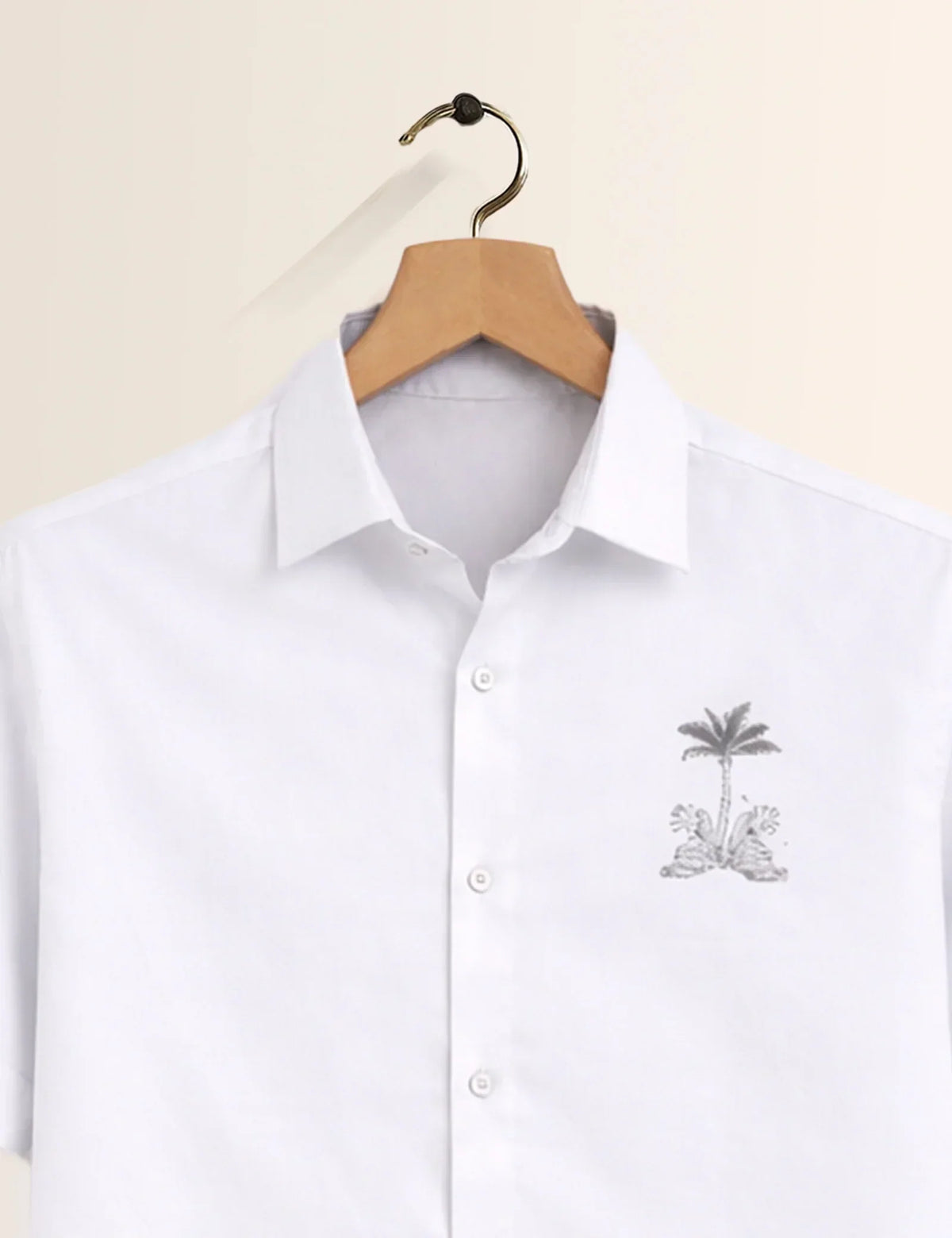 Bottom Grass Printed Men's Shirt - XPST
