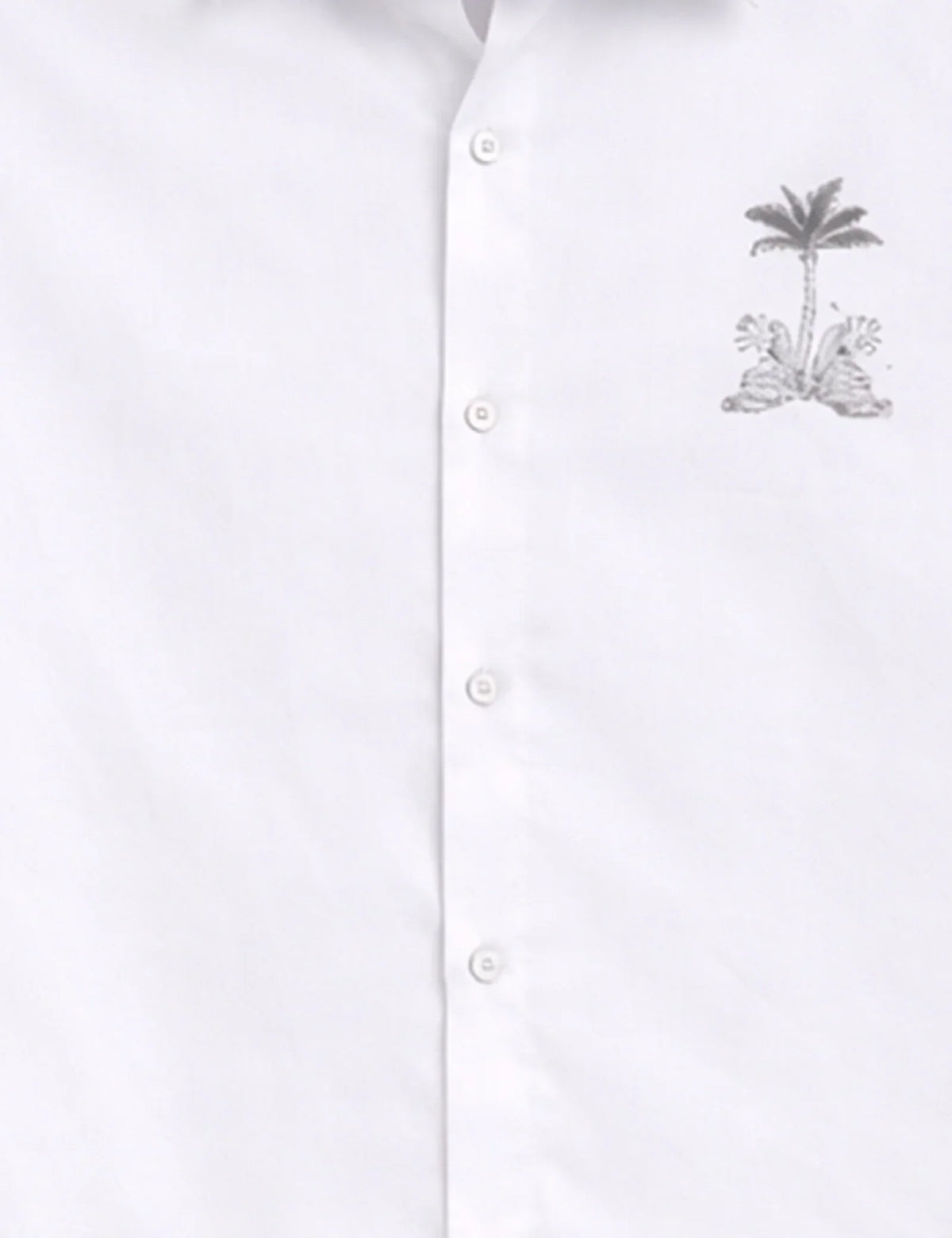 Bottom Grass Printed Men's Shirt - XPST