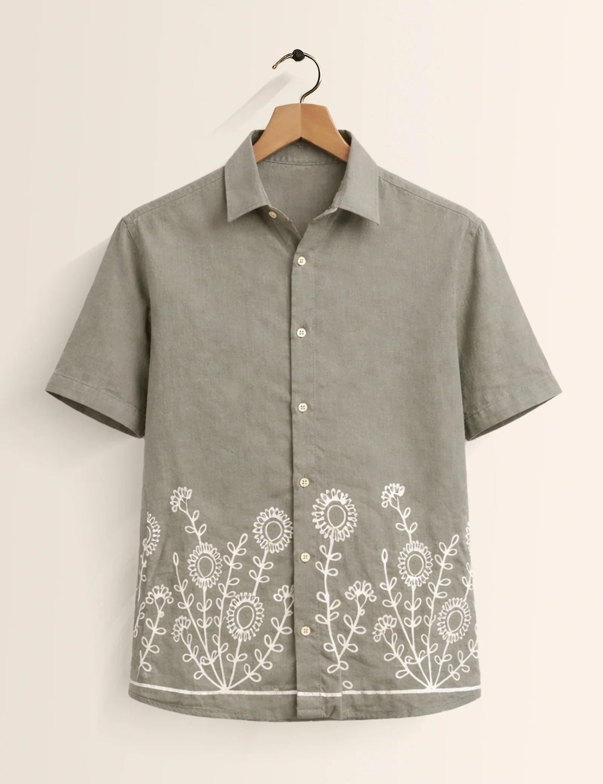 Bottom Mandala Printed Men's Shirt - XPST