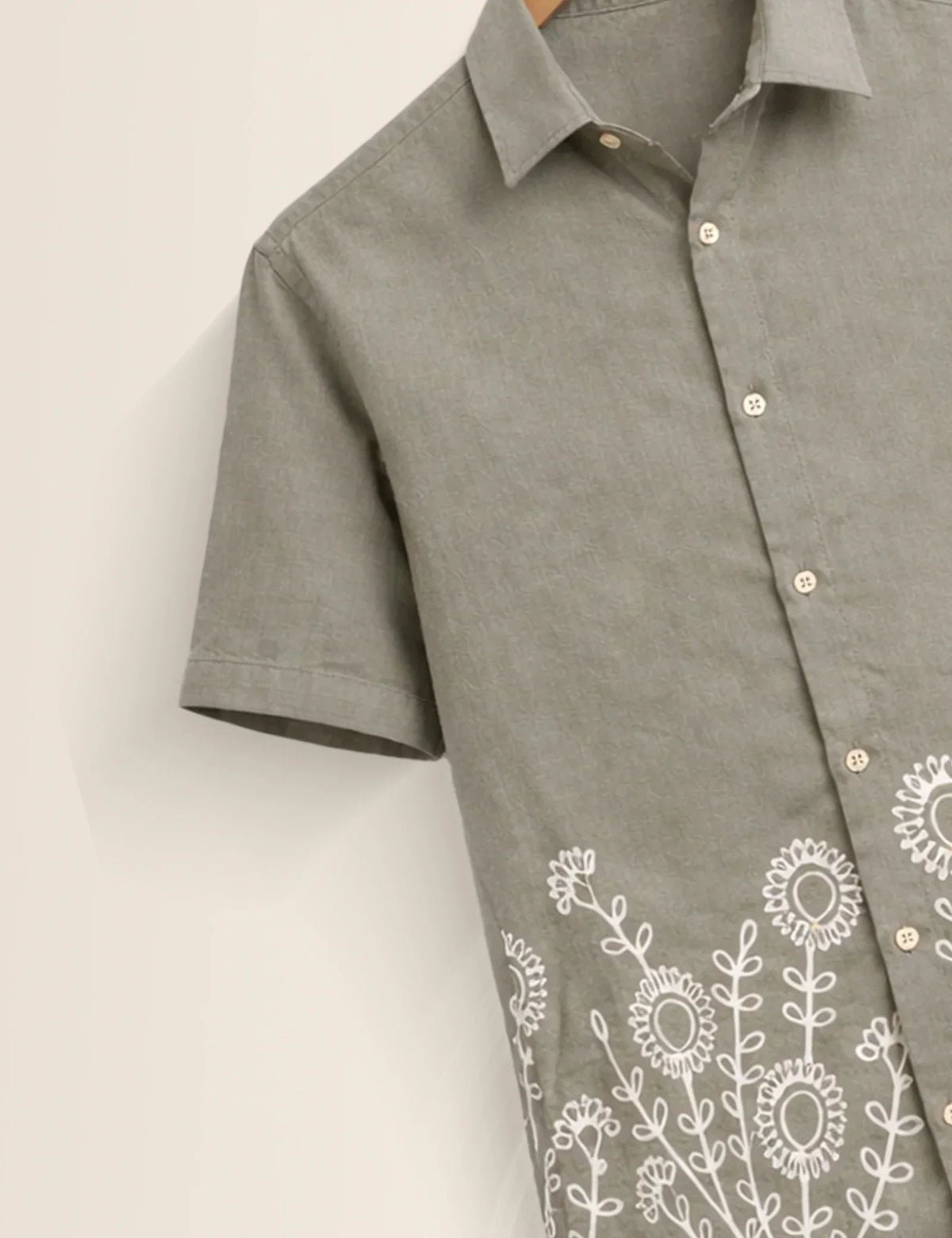 Bottom Mandala Printed Men's Shirt - XPST