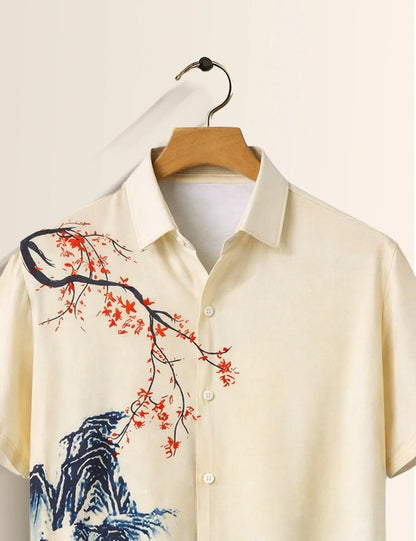 Imaginary Mountain Printed Men's Shirt - XPST