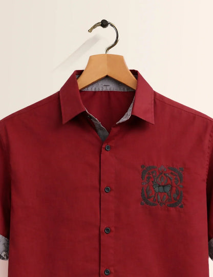 Red Diya Men's Shirt - XPST