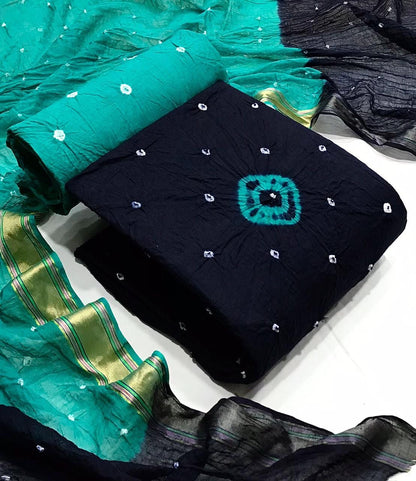Rayon Bandhani Dress Material